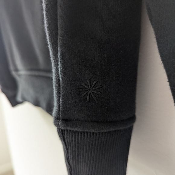 Athleta Cozy Karma Hoodie Sweatshirt Super Soft Plush Interior Cinched Pockets - Picture 5 of 12